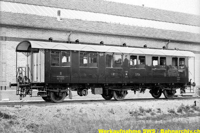 SBB B3 3754 passenger carriage