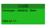 OeBB Oensingen – Balsthal – Bahn