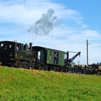 © Werner Hardmeier
...und vor dem Bahnübergang Bussental Bahnübergang Bussental