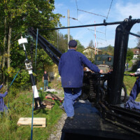 © Werner Hardmeier
Ablad der Hippschen Wendescheibe beim Bahnübergang Neuthal Ablad der Hippschen Wendescheibe