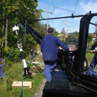© Werner Hardmeier
Ablad der Hippschen Wendescheibe beim Bahnübergang Neuthal Ablad der Hippschen Wendescheibe