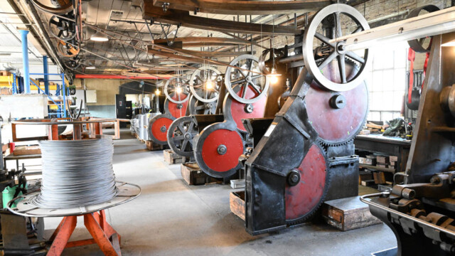 Vue de la salle des machines historique