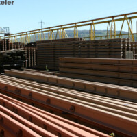 © Peter Hürzeler
Blick auf das Schienenlager Schienenlager