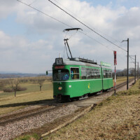 © Peter Hürzeler
Kurz vor Leymen befährt der Be 4/6 650 französisches Staatsgebiet. Kurz vor Leymen