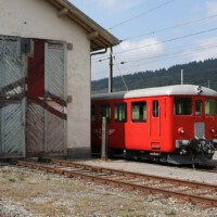 © Peter Hürzeler
Nebenbahnromantik im Bahnhof Les Verrières. Nebenbahnromantik