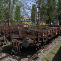 © Peter Hürzeler
Nicht nur Werkloks waren im Fokus der Reise, auch Werkwagen stiessen auf reges Interesse. Werkwagen