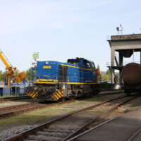 © Peter Hürzeler
Auch im Auhafen Muttenz gab es einige interessante Werkloks zu besichtigen. Auhafen Muttenz