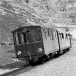 Der Rowanzug vor den Felstürmen oberhalb der Station Eigergletscher 11.09.1982 Foto : Edi Meier